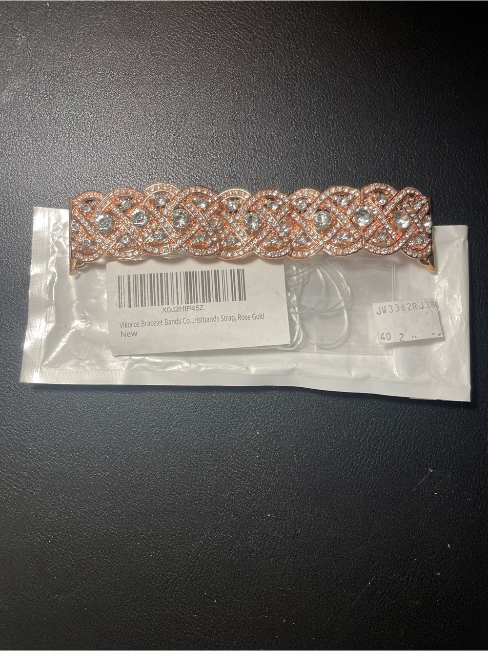 Rose Gold Bling Apple Replacement Watch Band - Picture 6 of 13